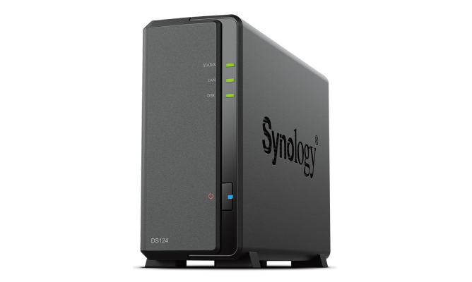 SYNOLOGY DS124 1x3.5'' Disk Yuvalı RAID(0) NAS Server