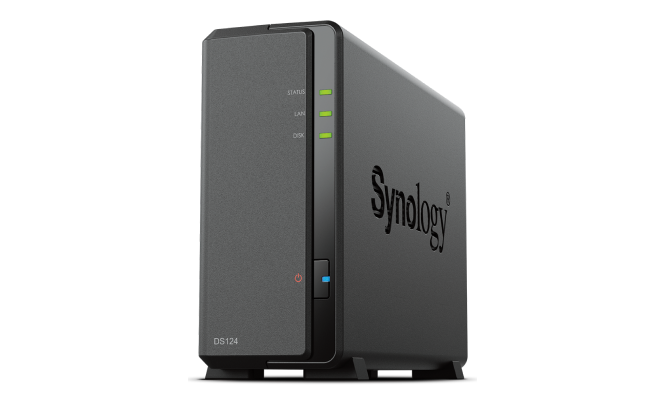 SYNOLOGY DS124 1x3.5'' Disk Yuvalı RAID(0) NAS Server