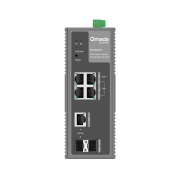 Omada IES206GPP Industrial, 6 Port Gigabit, 1Port Poe++, 3 Port Poe+, 1 Port Gigabit Combo SFP, 120W, Yönetilebilir, Endüstriyel Switch