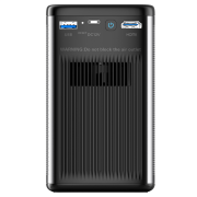 EVEREST PJ-DLP21, 180 LED Lümen, 4K Destekli, 1xType-C, 1xHDMI, 1xUSB, WiFi, Bluetooth, 30.000 Saat Led Ömrü, 2x5W Speaker, 8000mAh Batarya, Taşınabilir, Android 9.0, 4K Projeksiyon Cihazı