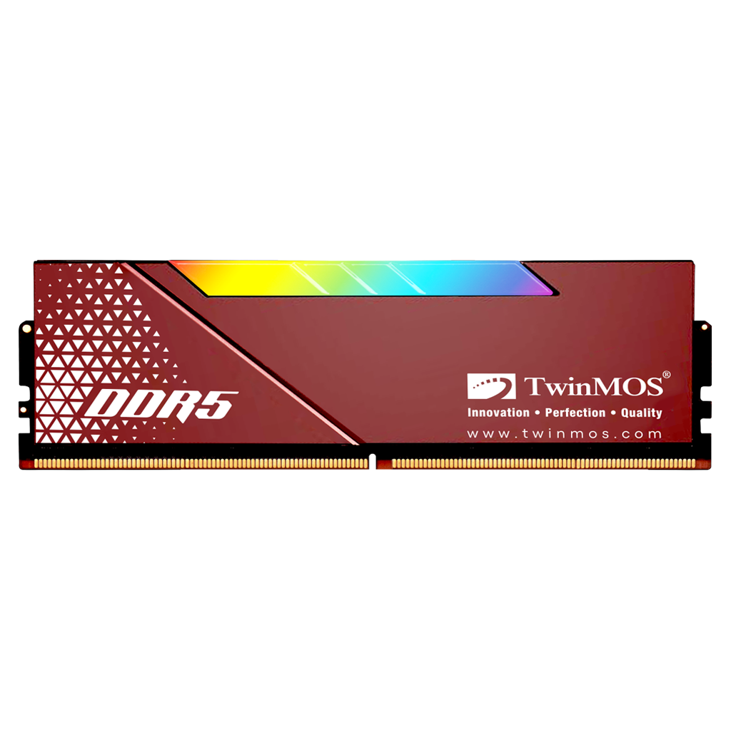 TwinMOS TMD516GB6000URGB36, VoltX, 16GB,  DDR5, 6000MHz, CL36, 1.35V, RGB, Desktop Ram (Soğutuculu)