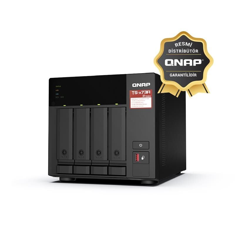 QNAP TS-473A-8GB RAM 4 HDD YUVALI TOWER NAS (RESMİ DİSTRİBÜTÖR GARANTİLİ)