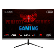 RAYDIN MM24RFA-240HZ, 23.6", 1ms, 240Hz, Full HD, HDMI, DP, Hoparlör, VA LED, R1650 Curved, Frameless, FreeSync Gaming Monitör