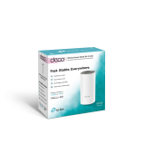 TP-LINK DECO E4, AC1200, Tekli Mesh, 1200Mbps, Dual Band, 2Port Megabit Lan, 140m2 kapsama Alanı, Router, Geniş Alan İnternet Ağı Sağlayıcısı