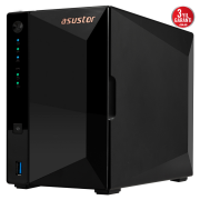ASUSTOR AS3302T V2, 2Gb DDR4 Ram, 2 Yuvalı (2x20TB Destek), 1x2.5GbE Network, 3xUSB 3.2, Tower NAS (Yedekleme) Cihazı