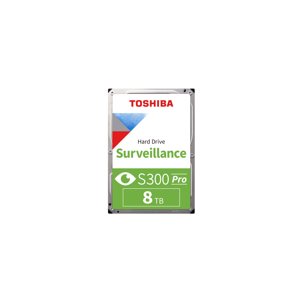 TOSHIBA S300 PRO, MD10ADA800V, 3.5", 8TB, 512Mb 7200 Rpm, 7/24 Güvenlik HDD