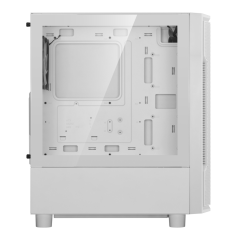 GAMDIAS ATHENA M6 Lite WH, 850W, 80+ Bronze, Tempered Glass, Mesh, ARGB, ATX, White Edition, GAMING KASA