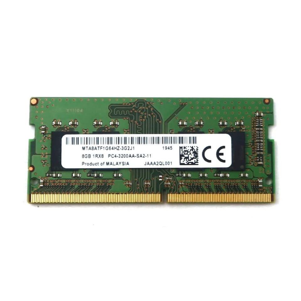 MICRON MTA8ATF1G64HZ-3G2J1, 8Gb, 3200Mhz, DDR4, Sodimm Notebook RAM, 1,2V, CL22