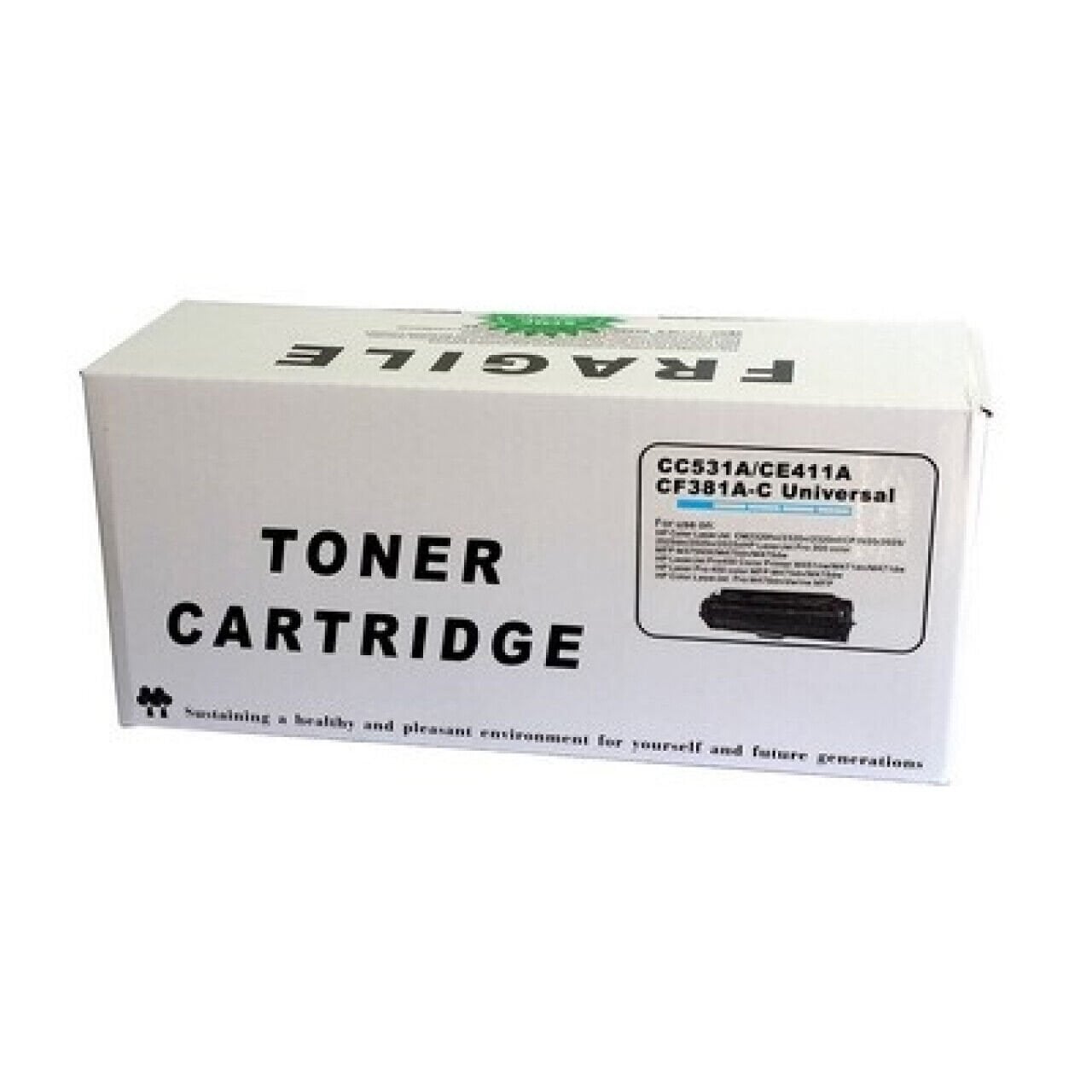 FRAGILE HP CE411A CF381A 305A 3500SAYFA MAVİ MUADİL TONER