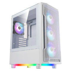 GAMDIAS ATHENA M6 Lite WH, 750W, 80+ Bronze, Tempered Glass, Mesh, ARGB, ATX, White Edition, GAMING KASA