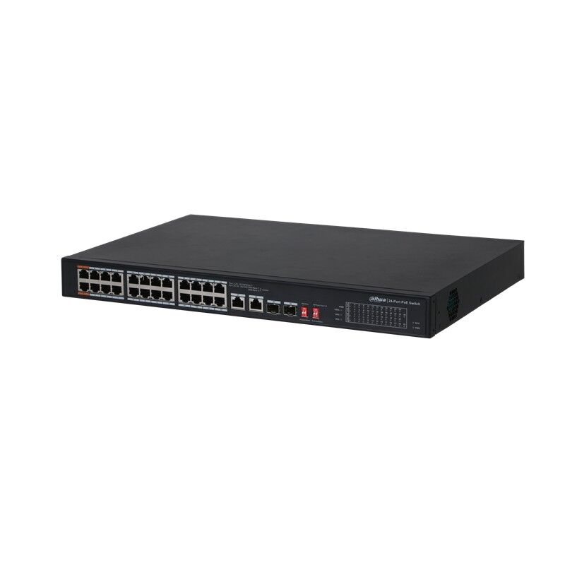 DAHUA PFS3226-24ET-240 24 PORT 10/100 + 2XGB RJ45/2XGB SFP UPLINK COMBO 240W POE RACKMOUNT SWITCH