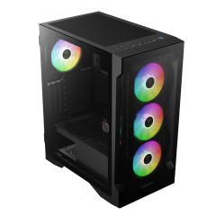 GAMDIAS TALOS E2 Elite, 850W, 80+ Bronze, Tempered Glass, ARGB, ATX GAMING KASA