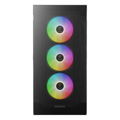 GAMDIAS TALOS E2 Elite, 850W, 80+ Bronze, Tempered Glass, ARGB, ATX GAMING KASA