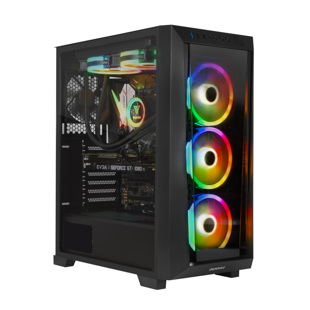 GAMDIAS TALOS M1 Elite, FSP 1600W, Tempered Glass, ARGB, ATX, Professional GAMING KASA