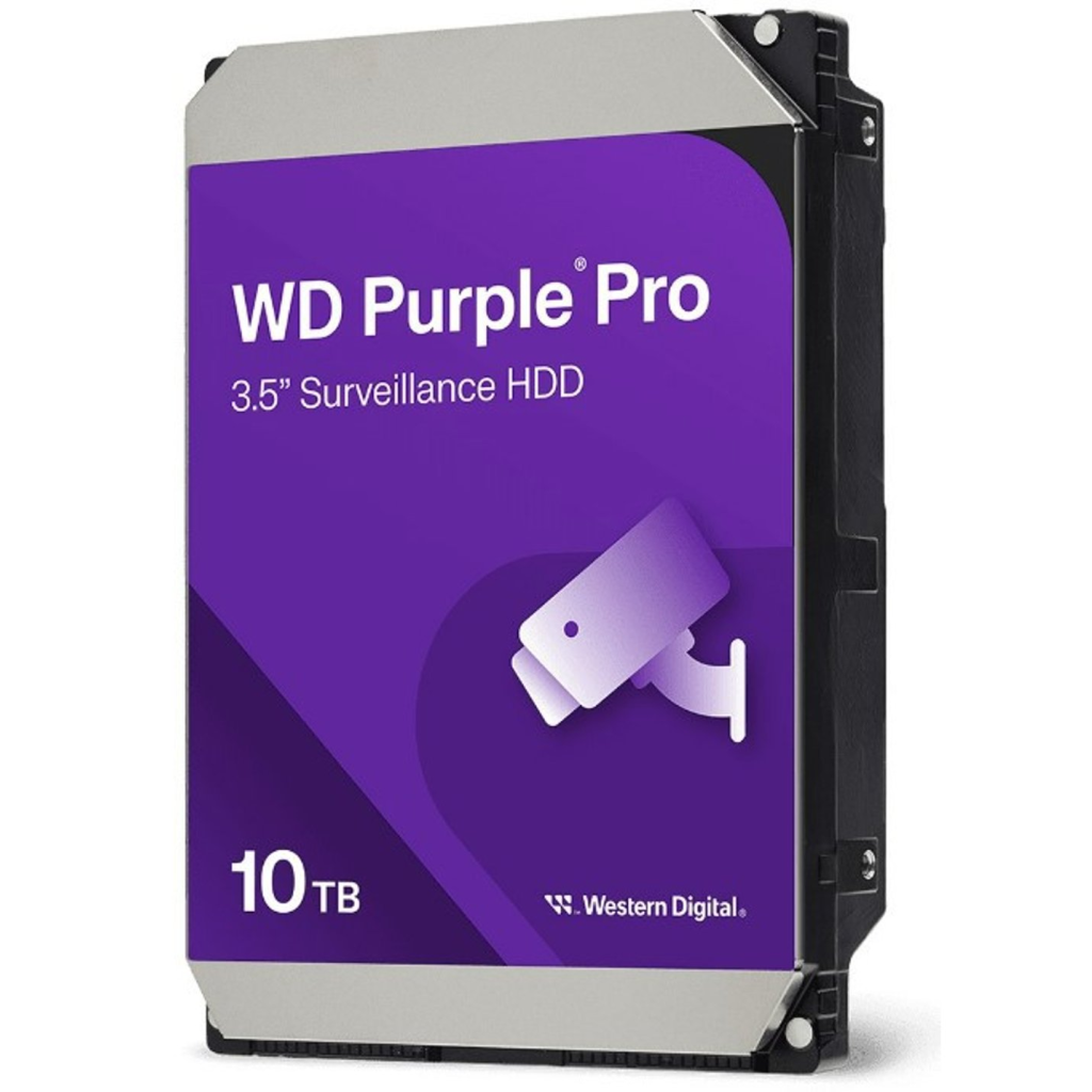WD PURPLE WD102PURP 3,5'' 10TB 256mb, 7200 Rpm,  7/24 Güvenlik HDD (Türkiye Distribütörü Garantili)
