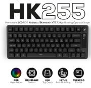 HAWK GAMING HK258B MEMBRANE LCD RGB KABLOSUZ BLUET