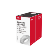 DAHUA DH-PFM923I-6UN-C, CAT6 305m, 24AWG 0.53mm, UTP, %100 Bakır, LSZH Halogen Free Kablo, Beyaz Renk