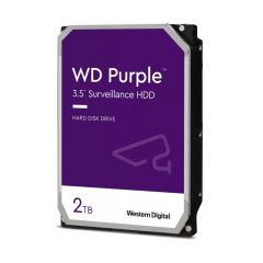 WD PURPLE, WD23PURZ,  3.5", 2TB, 256Mb, 5400 Rpm, 7/24 Güvenlik, HDD (Türkiye Distribütörü Garantili)
