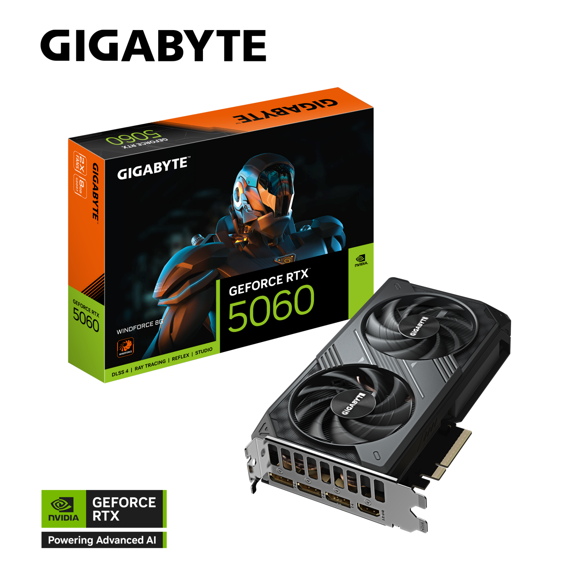 GIGABYTE RTX5060Ti GV-N506TWF2MAX OC-16GD 16GB Nvidia RTX5060Ti GDDR7 128bit HDMI 3xDP 16x Ekran Kartı