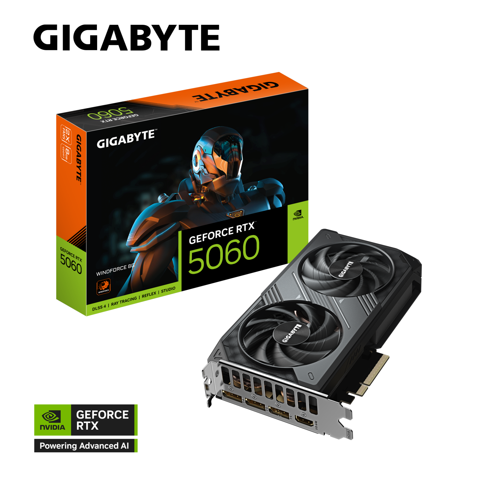 GIGABYTE RTX5060Ti GV-N506TWF2MAX OC-16GD 16GB Nvidia RTX5060Ti GDDR7 128bit HDMI 3xDP 16x Ekran Kartı