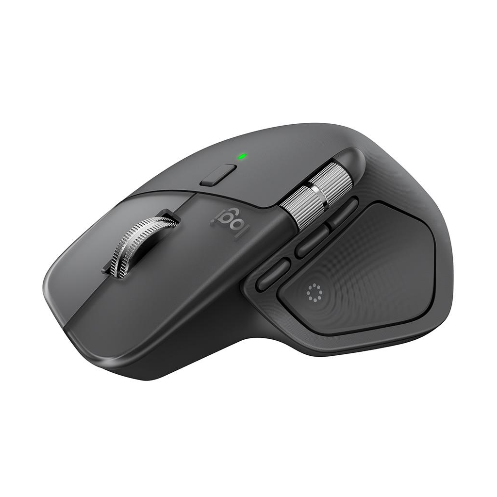 LOGITECH 910-007562, MX MASTER 4, Siyah, Bluetooth, 8000dpi, Lazer, 8 Tuşlu, USB-C den şarj edilebilir, Mouse
