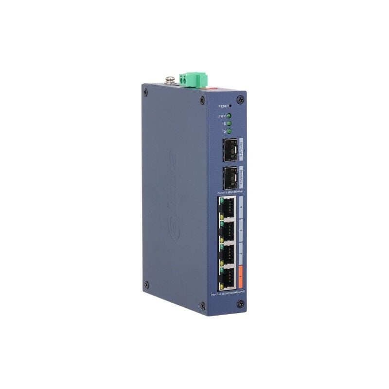 DAHUA CHS4206-4GT-60 4 PORT GIGABIT+2 PORT PORT SFP UPLINK CLOUD YÖNETİLEBİLİR 60W POE ENDÜSTRİYEL SWITCH