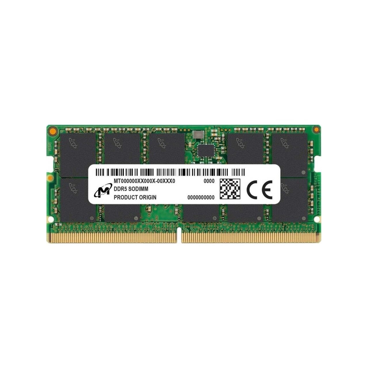 MICRON 8GB 4800MHz DDR5 NOTEBOOK RAM MICSO4800/8