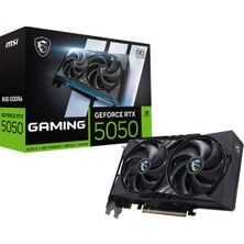 MSI RTX 5050 8G SHADOW 2X OC 8GB Geforce RTX5050 GDDR6 128bit HDMI 3xDP 16x Ekran Kartı