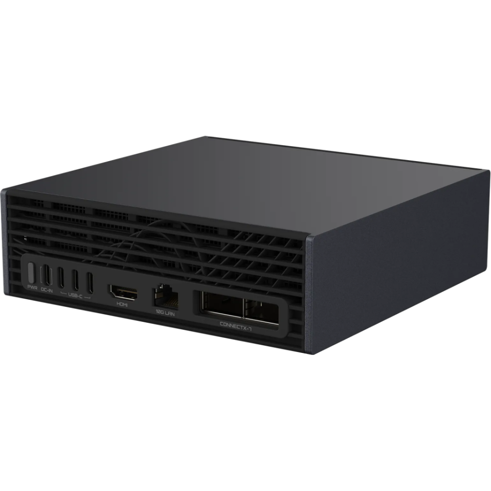 GIGABYTE AI TOP ATOM, GB10, ATAGB10-9001, AI PC, 20 core Arm, 10 Cortex-X925, 10 Cortex-A725 Arm, 128Gb DDR5 Ram, 4TB Nvme SSD, NVIDIA Blackwell Architecture Ekran Kartı, Wi-Fi7, Bluetooth 5.4, Nvidia DGX, Yapay Zeka, MFF MiniPC