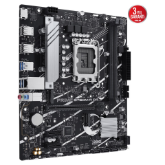 ASUS PRIME B760M-R D4, 2xDDR4, 2x M.2, HDMI, 12-13-14.Nesil, LGA1700 Soket, Anakart