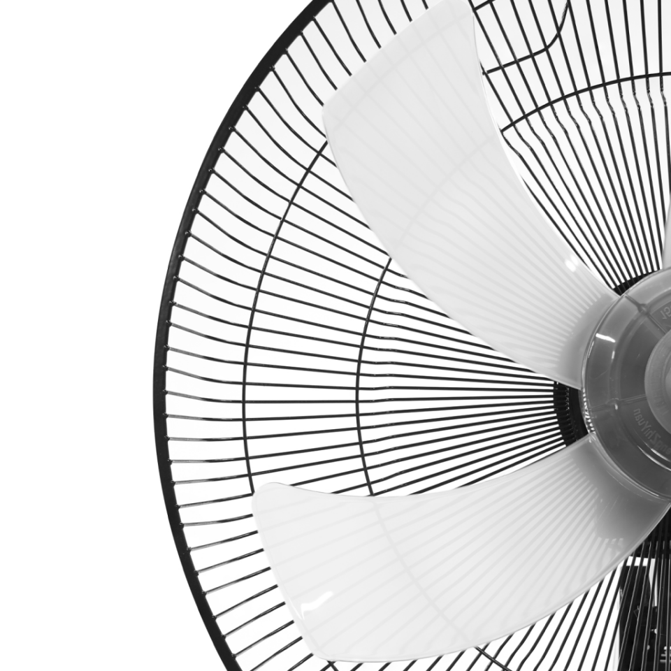 EVEREST FAN11, SİYAH, CoolAir, 3 Kademeli Hız, 16" Kanat, 45W, Otomatik Salınım, Yükseklik Ayarlı, AC220, Vantilatör