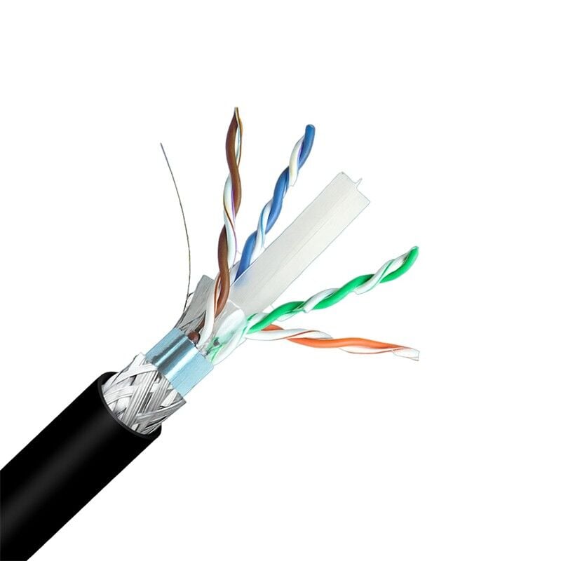 INCA ICAT6-500AG OUTDOOR S/FTP 23 AWG LSZH NETWORK CABLE 500 M SİYAH uygun ve ödeme koşulları ile güvenliticaret