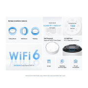 TP-LINK DECO-X50-POE, AX3000, Üçlü Mesh, 3000Mbps, Dual Band, WiFi6, 3Port Gigabit Lan, 600m2 kapsama Alanı, Router, Geniş Alan İnternet Ağı Sağlayıcısı