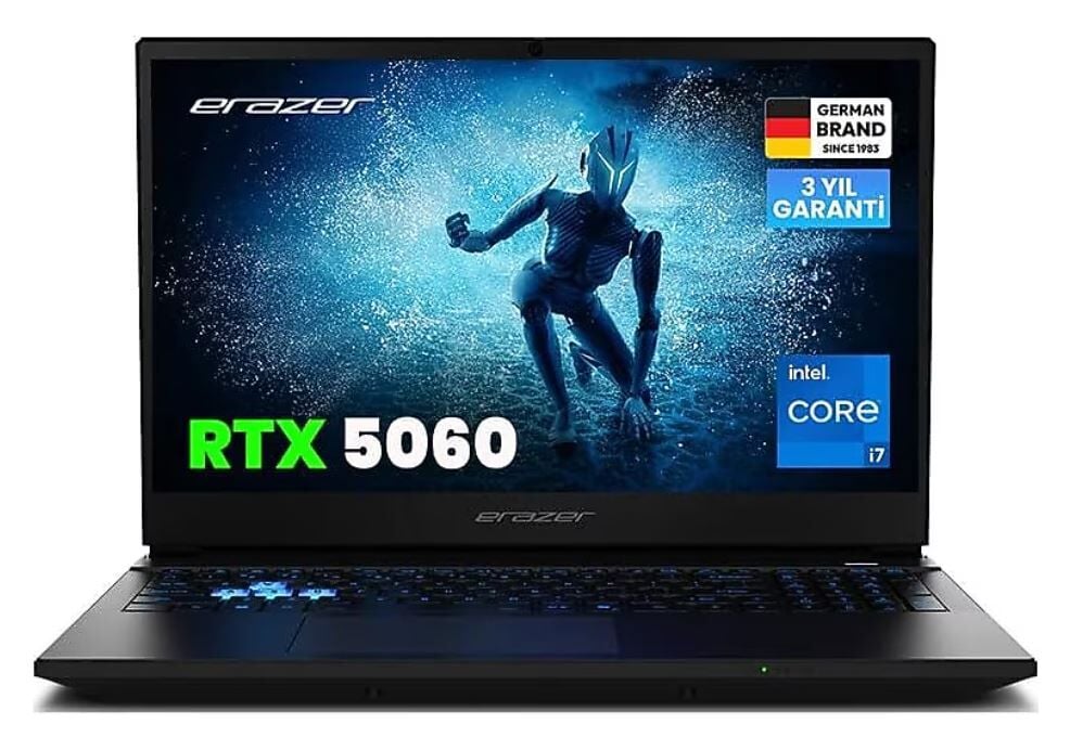 ERAZER Deputy 15 P1 MD600004 i7-13620H 16GB 1TB SSD 6gb RTX5060 15.6'' DOS Notebook