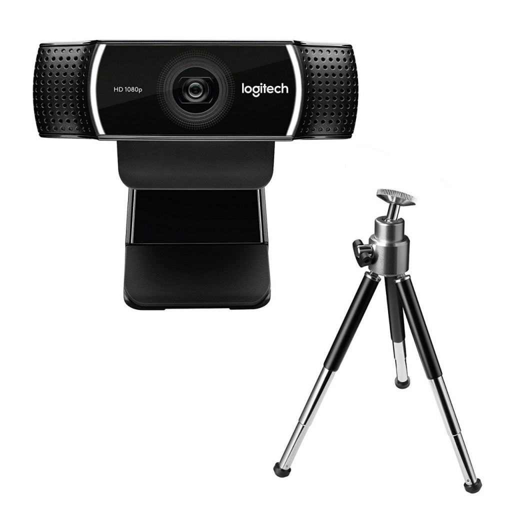 LOGITECH 960-001088, C922, PRO Strem 1080p/30 fps, Otomatik Işık Düzeltimi, Dahili Çift Mikrofonlu, Full HD, Webcam