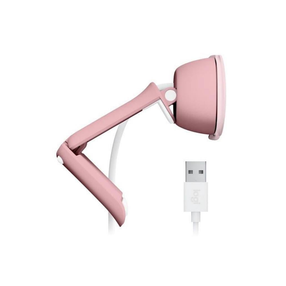LOGITECH  960-001623, BRIO 100 WCM V-U0072, Full HD, Dahili Mikrofonlu, Rose Webcam