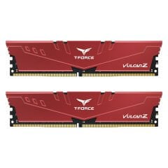 Team T-Force Vulcan Z Red 16GB 2x8GB 3200Mhz CL16 DDR4 Gaming Ram (TLZRD416G3200HC16FDC01)