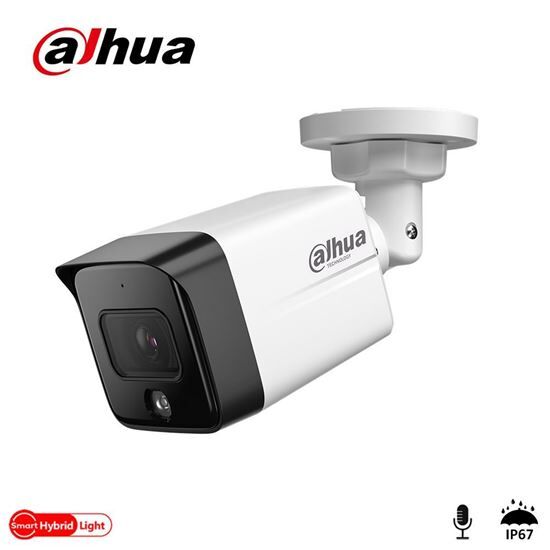 DAHUA HFW1230TC1-SA-0360B-S6 1/3 CMOS 2MP 3.6mm POE Sesli Bullet Starlight IP Güvenlik Kamera