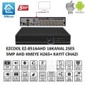 EZCOOL EZ-8516AHD 16 KANAL 5 MP 1HDD XMEYE KAYIT CİHAZI