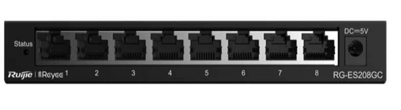 RUIJIE-REYEE RG-ES208GC 8 Port 10/100/1000 Yönetilebilir (L2) Switch