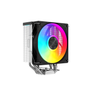 SAMA A40L, Black, 1x120mm ARGB Fan, Kule Tipi Hava Soğutma, 4 adet Gelişmiş Kompozit Isı Borusu, CPU Fan (AMD ve INTEL Tüm işlemciler ile uyumlu)
