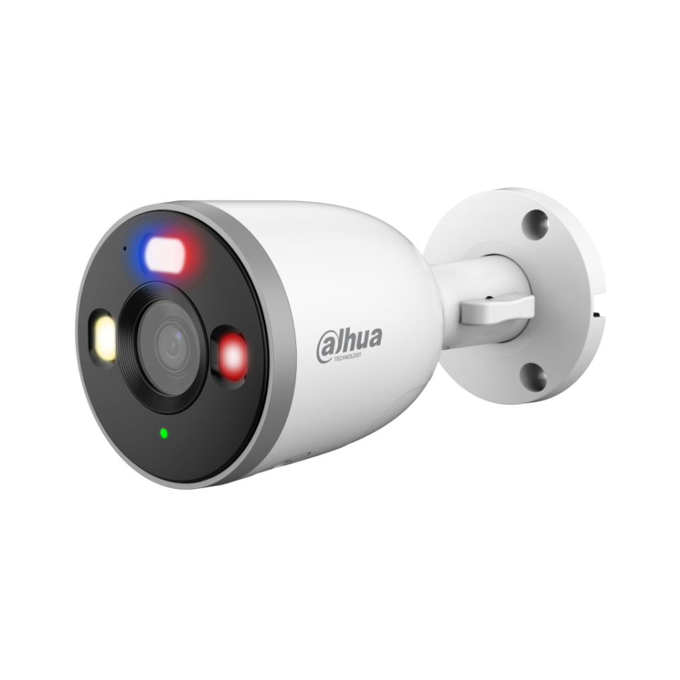 DAHUA F5D-PV-0280, 5Mpix, 2,8mm Lens, H265,  Dual Smart Light, 30Mt. Gece Görüş, IP67, Dahili Mikrofon, Bullet IP Kamera