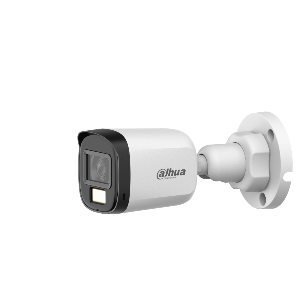 DAHUA HAC-B1A21P-U-IL-A-0360B, 2Mpix, 3.6mm Lens, 25 Mt Gece Görüşü, Smart Dual Light, Dahili Mikrofon, Bullet Kamera