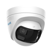 HILOOK IPC-T269HAD-LUF/SL, 6Mpix,2,8mm Dual  Lens, H265+, Dual Light, 30Mt Gece Görüşü, Dahili Mikrofon, PoE, IP67, Dome, IP Kamera