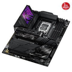 ASUS ROG STRIX Z890-E GAMING WIFI, 8800MHz, 4xDDR5, 7x M.2, HDMI, DP, 2xThunderbolt, 4xType-C, Wi-Fi 7, Bluetooth 5.4, Intel Core Ultra CPU(Seri 2), LGA1851 Soket, Gaming Anakart