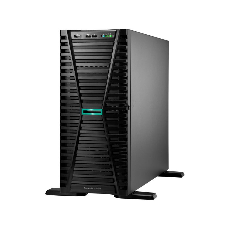 HP P81774-425, ML110, GEN11, Intel Xeon Bronze 3508U, 1x32Gb DDR5 RDIMM Ram, 2x480Gb SSD Disk, 2x1000W Power, 2U RACK, SERVER(3Yıl Yerinde Servis)