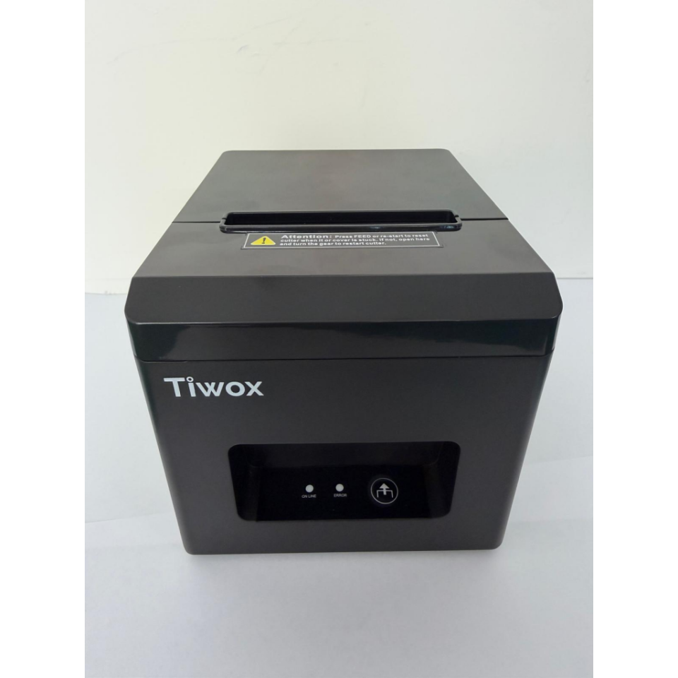 Tiwox JP-R80A, Termal, Masaüstü, Fiş Yazıcı, 200mm/s Hız, 80mm Kağıt, 203 DPI, Otomatik Kesici, Ethernet, USB