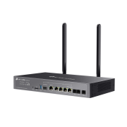 OMADA DR3220v-4G, 4 Port, 4G+Cat6 2,4Ghz, 1 Combo SFP Port, 2 FXS Port, Sim Yuvalı,  Gigabit Rackmount DSL Gateway