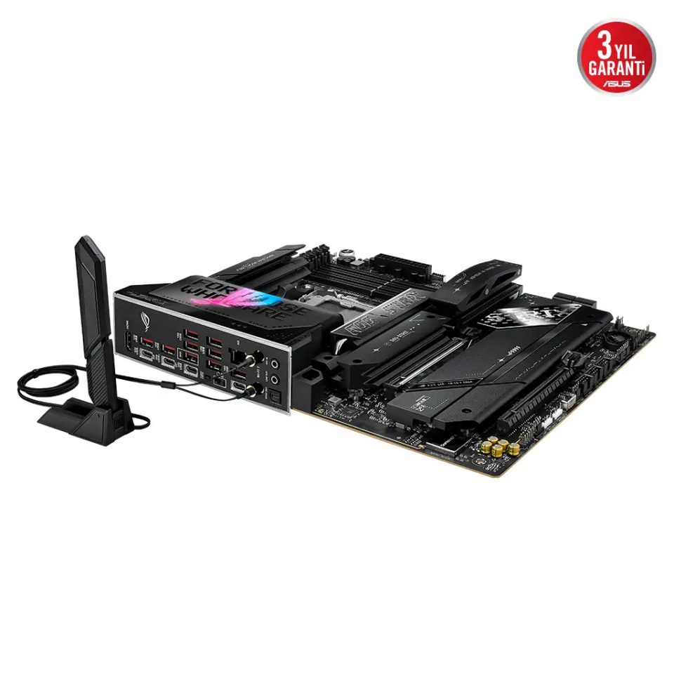 ASUS ROG STRIX X870E-E GAMING WIFI, 4xDDR5, 5xM.2, HDMI, DP, Type-C, PCIe 5.0, 2xWi-Fi 7, Bluetooth v5.4, AM5 Soket GAMING Anakart