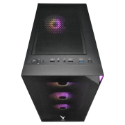VENTO VG3400S Mid Tower, 650W 80+ Siyah, Temperli Cam, RGB, ATX GAMING KASA